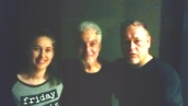 Famous drummer Steve Gadd and Katka H.